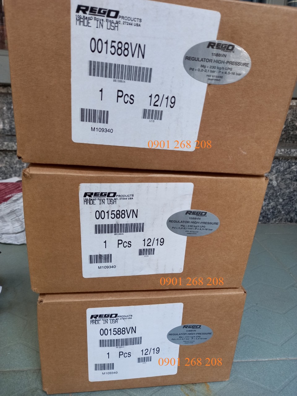 van dieu ap 230kg/h rego 1588VN